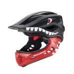 Rockbros TT-32006 Shark Children's Bike Helmet with Detachable Jaw Size S (48-52) - Juodas