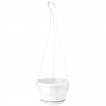 FORM PLASTIC Gėlių vazonas pakabinamas 25cm Europa baltas