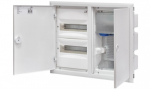 Eti Polam 001101373 Hibridinis skirstomasis įrenginys 2x12, įleidžiamas, baltos metalinės durys / IP40 400V AC / ERP12-2-2H MEDIA 001101373