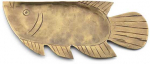 Bazaar Padėklas, 10x24x1 cm, Auksinė, Žalvaris