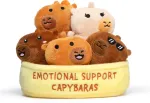 justplay Emotional Support Capybaras plush toys