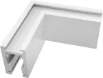 Pavir&scaron;inio magnetinės sistemos ZAMBELIS MAGNETIC 5MM bėgelio kampinis sujungimas, matinės baltos sp., 2511-W