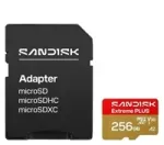 Atminties kortelė SANDISK Extreme PLUS 256GB Micro SDXC UHS-I atmintis