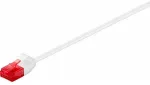 Goobay TRITON CAT 6 plonas jungiamasis kabelis, U/UTP, baltas &ndash; kabelio ilgis 7,5 m