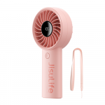 Ventiliatorius Jisulife Handheld Fan Life4 3600mAh Portable USB Fan - Rožinė