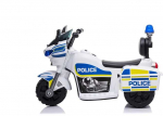 None Vaiki&scaron;kas elektrinis motociklas &bdquo;Police&ldquo;, mėlynas/baltas