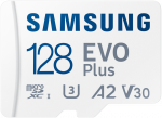 Atminties kortelė SAMSUNG EVO PLUS Micro SD 128GB Class10 Read iki 130MB/s