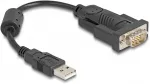 Adapteris USB Delock USB-A - RS-232 Juodas (64276)