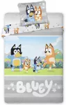 MCU Bluey Lovytė 100x135, antklodė + patalynė, mėlyna, &scaron;uo, pasaka, HIT