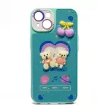 Dėklas iLike Tył pokrowca Apple iPhone 14 Epoxy cartoon cover Mėlyna ILIAPP14ECB