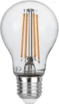 7W LED lemputė, skaidri, E27, 6500K