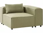 Sofa Beliani Kampinis modulis BRANDE simetrinis, &scaron;viesiai žalias