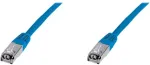 LinkIT Pločioji juosta S/FTP Cat6A mėlyna 1,5 m AWG 26/7, LSZH