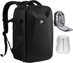 K&F CONCEPT fotoaparato kuprinė 22 l su kietu korpusu ir 15,6 col. ne&scaron;iojamojo kompiuterio skyriumi KF13.134