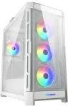 COUGAR Midi Tower korpusas Duoface Pro ARGB, baltas, Midi Tower, PC, baltas, ATX, EATX, micro ATX, Mini-ITX, SSI CEB, metalas, nailonas, grūdintas stiklas, Multi