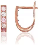 Diamond Sky Jewelry Auksiniai auskarai su cirkoniais &bdquo;Confetti X&ldquo;