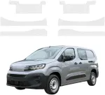 GrizzGlass bespalvė techninė HeavyDuty Clear plėvelė su įpjovomis ant slenksčių, skirta Peugeot Partner (2018-2026) [6w1] (GRZ22665)