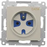 Kontakt-Simon Simon 54 DATA lizdas su rakinimo raktu (modulis), varžtiniai gnybtai ka&scaron;myro spalvos (DGD1.01/42)