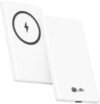 Quik Priedai QP-830 Itin plonas magnetinis belaidis maitinimo bankas 3000 mAh