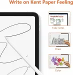 [2 vnt. pakuotė] Like Matt Paper plėvelė, skirta Ipad Pro 11 Inch M4 2024 (a2836/a2837/a3006), [anti-glare] Pet popieriaus pojūčio apsauginė plėvelė, skirta pie&scaron;imui, ra&scaron;ymui, eskizams