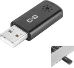 Ne&scaron;iojamas Usb mikrofonas kompiuteriui, didelis jautrumas, "plug and Play"