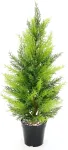 Dirbtinis kiparisas vazone 65 cm Thuja Tree of Life dirbtinis augalas dekoratyviniai augalai visžalis dirbtinis medis dekoratyvinis medis vazoninis augalas spygliuotis vestuvių dekoracija dekoratyvinis treliažas