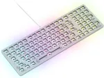 Klaviatūra Glorious Gaming Gmmk 2 Full Size (96%) Barebones (tik rėmas) - mechaninė žaidimų klaviatūros skeletas, Full Size (96%), aliumininė, pritaikoma, Rgb, Amerikieti&scaron;ka/ansi i&scaron;dėstymas - balta