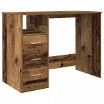 Vidaxl ra&scaron;omasis stalas 855852, 1 x 1 x 1 cm, ąžuolo spalvos