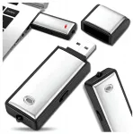 Mini &scaron;nipinėjimo diktofonas pendrive 16 gb pasiklausymo įrenginys blakė balso aptikimas