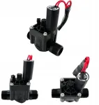 Elektromagnetinis vožtuvas Hunter Pgv 101 1" M-m (gz-gz) su srauto reguliavimu, galingas