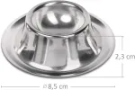 Schramm&reg; 4 nerūdijančio plieno kiau&scaron;inių dėklų rinkinys, kiau&scaron;inių laikiklis, sudedamas kiau&scaron;inių dėklas, stovas 4 asmenims, gastro kokybė