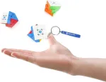 Gobus Ganspuzzle Gan330 raktų pakabukas mini kubas 3 x 3 x 3 Gan 330 Goose 3 x 3 30 mm magi&scaron;kas galvosūkis greičio kubas be lipdukų
