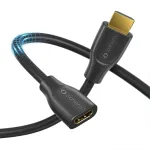 Sonero&reg; 4k hdmi ilginimo kabelis, premium high speed, 4k 60hz, hdmi ki&scaron;tukas į hdmi lizdą, paauksuoti kontaktai, dvigubas ekranavimas, pvc apvalkalas, 0,50 m