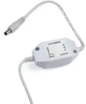 Taikuwu Pwm Led reguliatorius Dc12v-24v 6a 72w - ry&scaron;kumo valdymas Led juostoms 2835/3528/5050/5630 ir 12-24v ap&scaron;vietimui, 2 vnt. pakuotė su ki&scaron;tuku ir lizdu (balta)