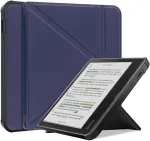 Weideworld dėklas, skirtas Kobo Libra Colour, kietas plonas pc dėklas, skirtas Kobo Clara 2e 2022 su automatiniu pažadinimu/užmigdymu, mėlynas