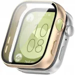 Apsauginis dėklas su stiklu Huawei Watch Fit 3, aukso spalvos