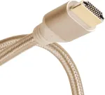 Silverstone Sst-cph01g-1800 - auk&scaron;čiausios kokybės 1.8m itin spartus Hdmi kabelis, 4k, 2.0b, pilnas 60hz, 18gbps, Arc, Hdr, 3d, Ethernet, auksinis