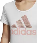 Adidas Palaidinė Foil Text Bos Baltas CV4562