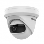 Hikvision IP kamera DS-2CD2345G0P-I F1.68 Dome, 4 MP, 1.68mm/F2.0, Maitinimas per Ethernet (PoE), H.264+, H.265+, Micro SD, maks. 256 GB
