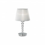 Ideal Lux Table lamp with 1 light PEGASO, E27, baltas
