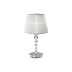 Ideal Lux Table lamp with 1 light PEGASO, E27, baltas