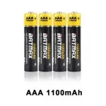 4 vnt - AAA Batmax kraunami akumuliatoriai 1100 mAh talpos