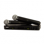Shure | Wireless Dual Vocal System with two SM58 | BLX288E/SM58 | Juodas | Yes | Belaidė jungtis