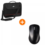 Bundle Pedea Tasche Trendline 17,3" + Rapoo Maus "1620" Notebooktasche bis 17,3", Kabellose Maus mit 2,4 GHz Verbindung