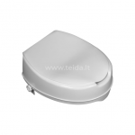 Pds Care Paauk&scaron;tinta tualeto sėdynė, 10 cm, su dangčiu (su fiksatoriais)