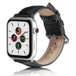 Beline apyrankė Apple Watch Leather 38/40/41mm juodos spalvos