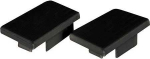 Solar Plus Galiniai elementai Art Low Juodas 2 vnt., skirti E-7504024 Profile Art Low 2m Juodas PROFESSIONAL
