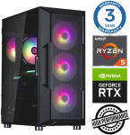 Stacionarus kompiuteris INTOP Ryzen 5 5500 16GB 1TB SSD M.2 NVME RTX3050 6GB no-OS (RW36282NS)