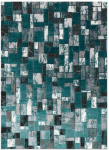 Dywan WELLI GEOMETRIC 3 spalva jūros spalvos 140x190 Hakano
