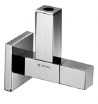 Projektinis kampinis vožtuvas QUAD, 1/2" chromas
